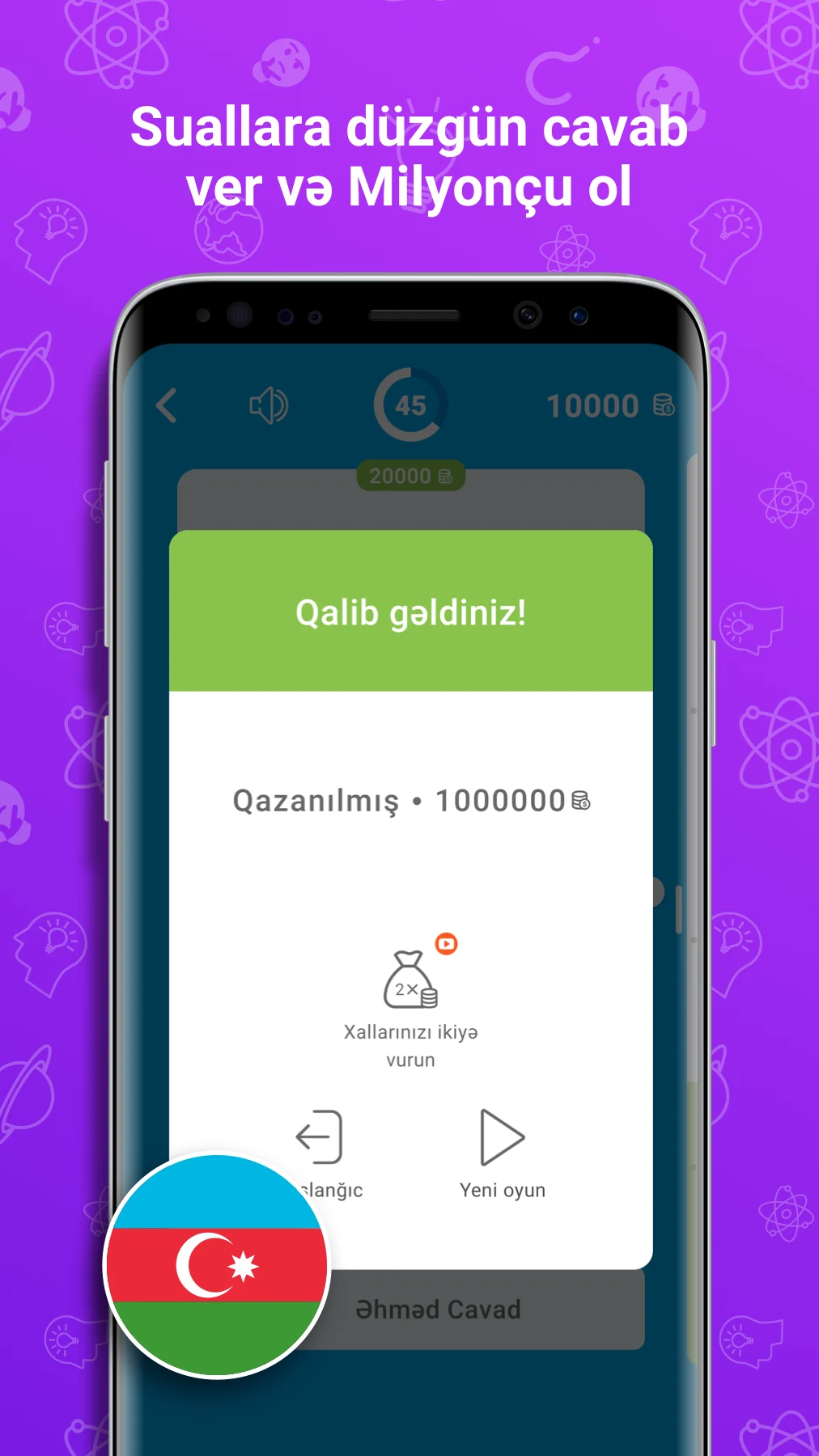 Yeni-Milyonçu: Bilik oyunu screenshot