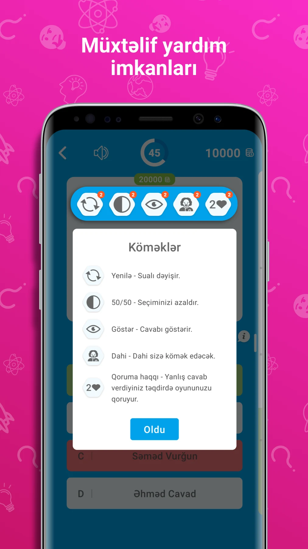 Yeni-Milyonçu: Bilik oyunu screenshot