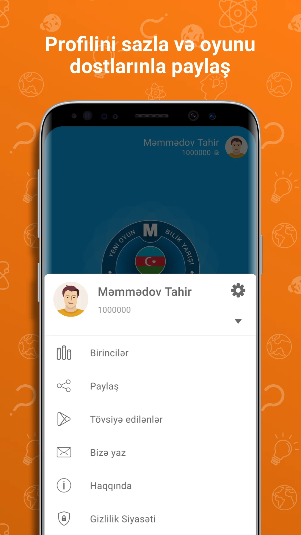 Yeni-Milyonçu: Bilik oyunu screenshot